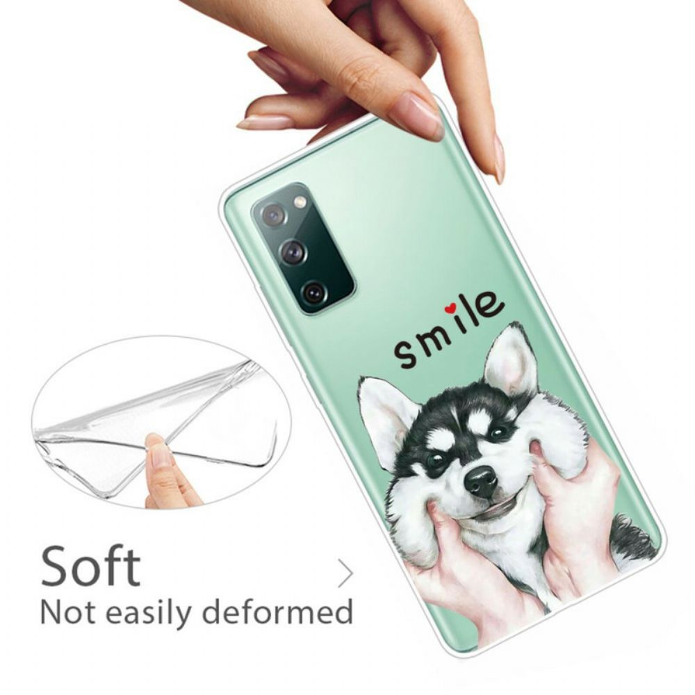 Hoesje voor Samsung Galaxy S20 FE Glimlach Hond