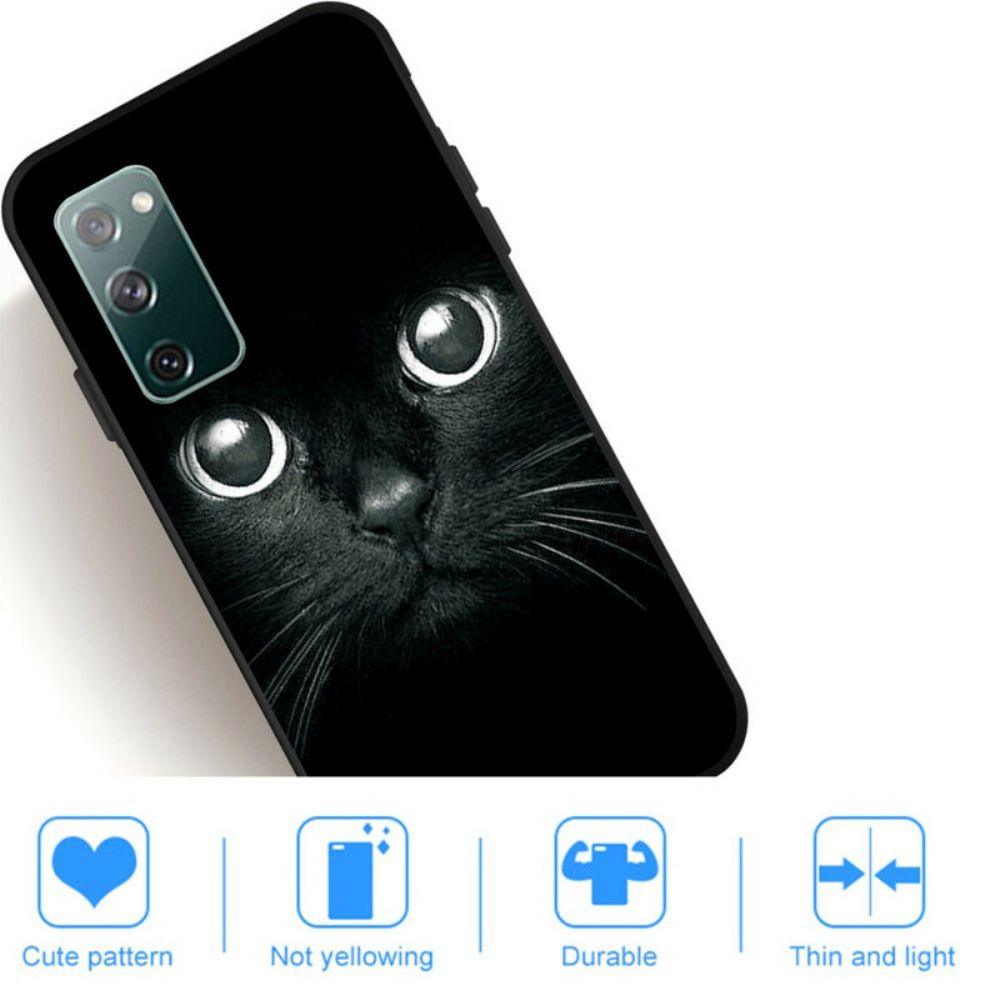 Hoesje voor Samsung Galaxy S20 FE Kattenogen