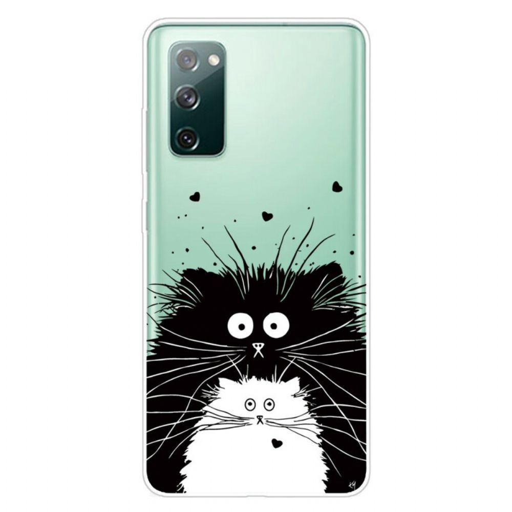 Hoesje voor Samsung Galaxy S20 FE Kijk Naar De Katten