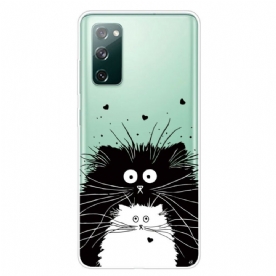 Hoesje voor Samsung Galaxy S20 FE Kijk Naar De Katten