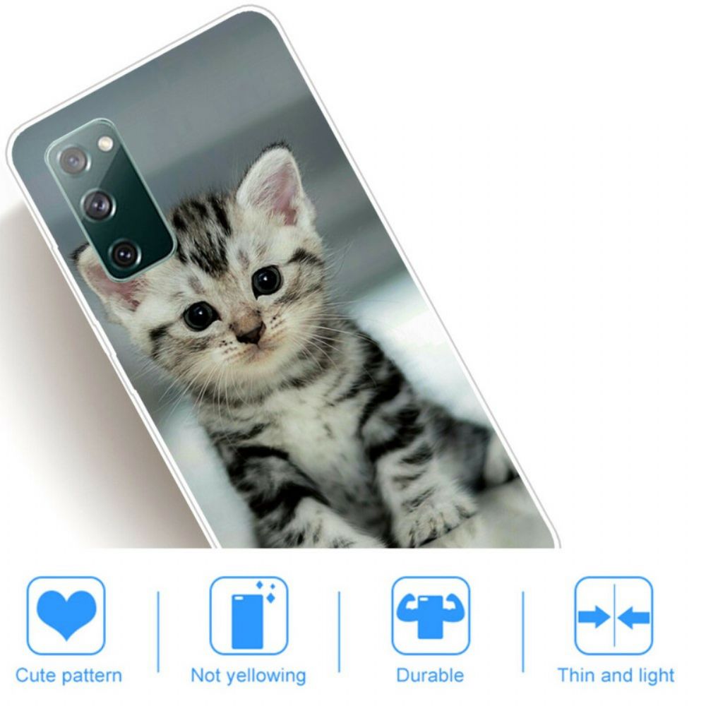 Hoesje voor Samsung Galaxy S20 FE Kitten Kitten