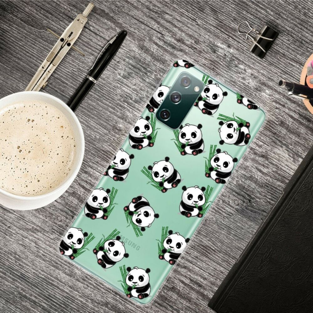 Hoesje voor Samsung Galaxy S20 FE Kleine Panda's