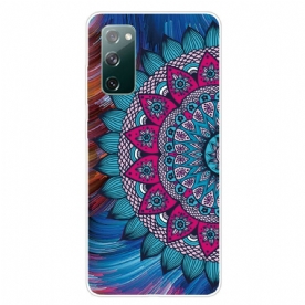 Hoesje voor Samsung Galaxy S20 FE Kleurrijke Mandala