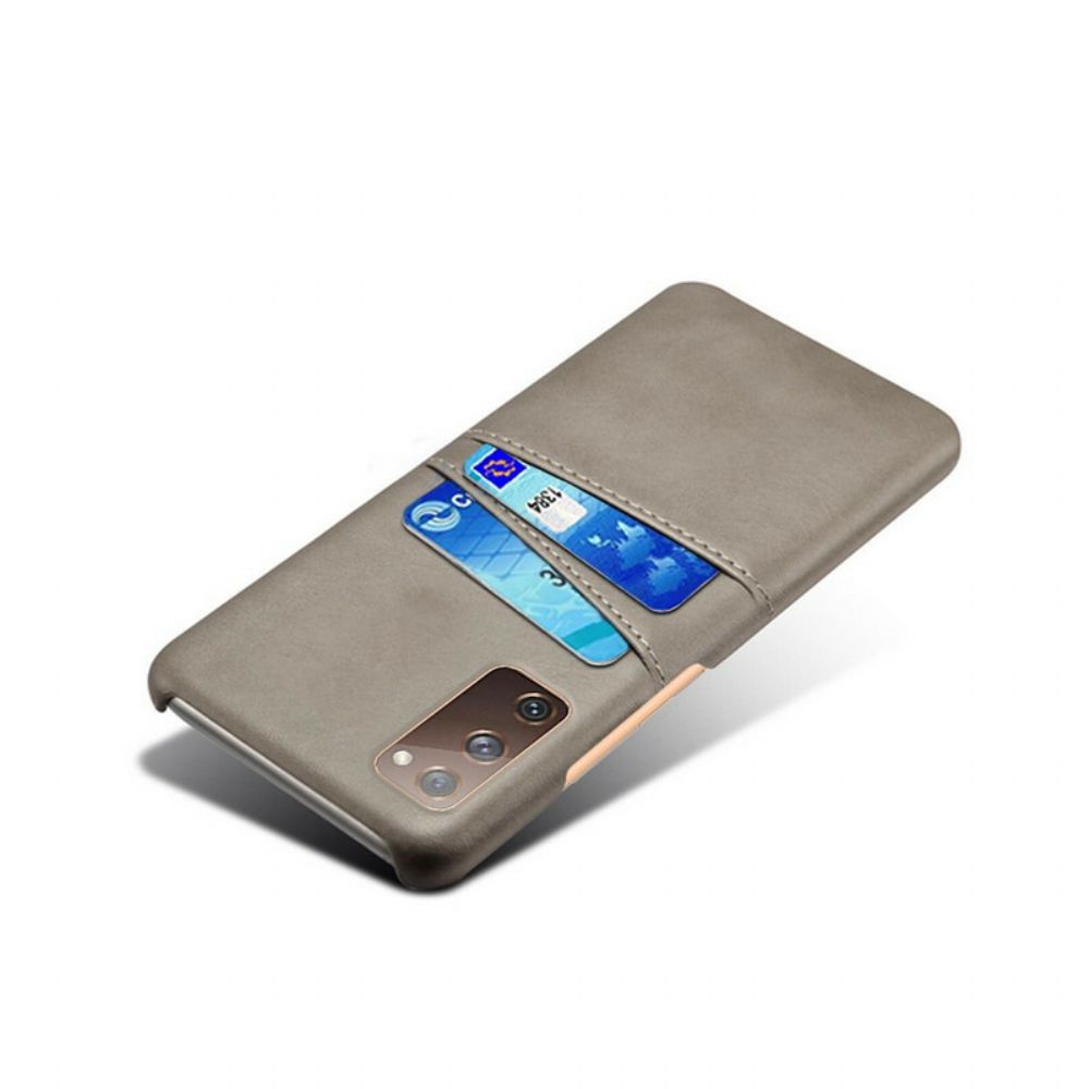 Hoesje voor Samsung Galaxy S20 FE Ksq-kaarthouder