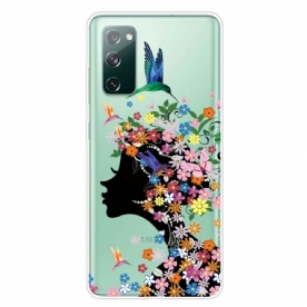 Hoesje voor Samsung Galaxy S20 FE Mooi Bloemhoofd