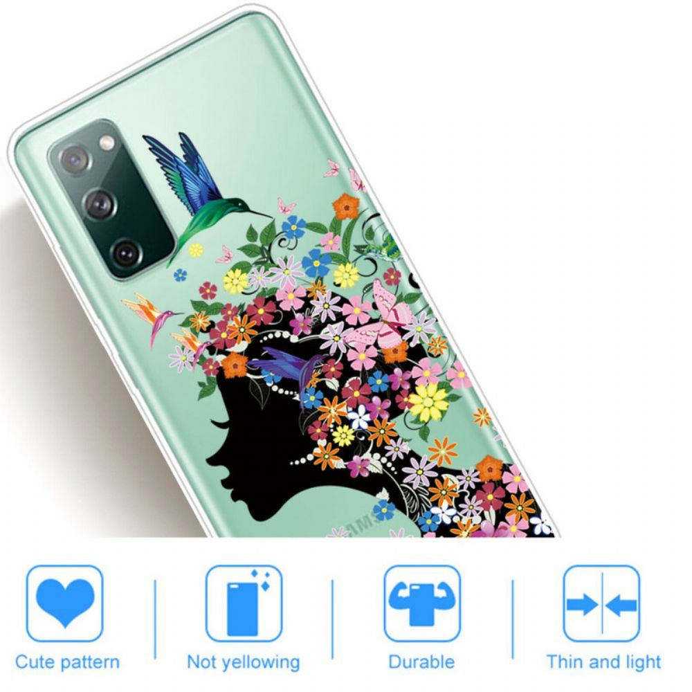 Hoesje voor Samsung Galaxy S20 FE Mooi Bloemhoofd