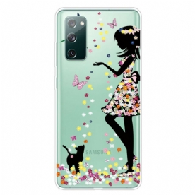 Hoesje voor Samsung Galaxy S20 FE Mooi Bloemhoofd