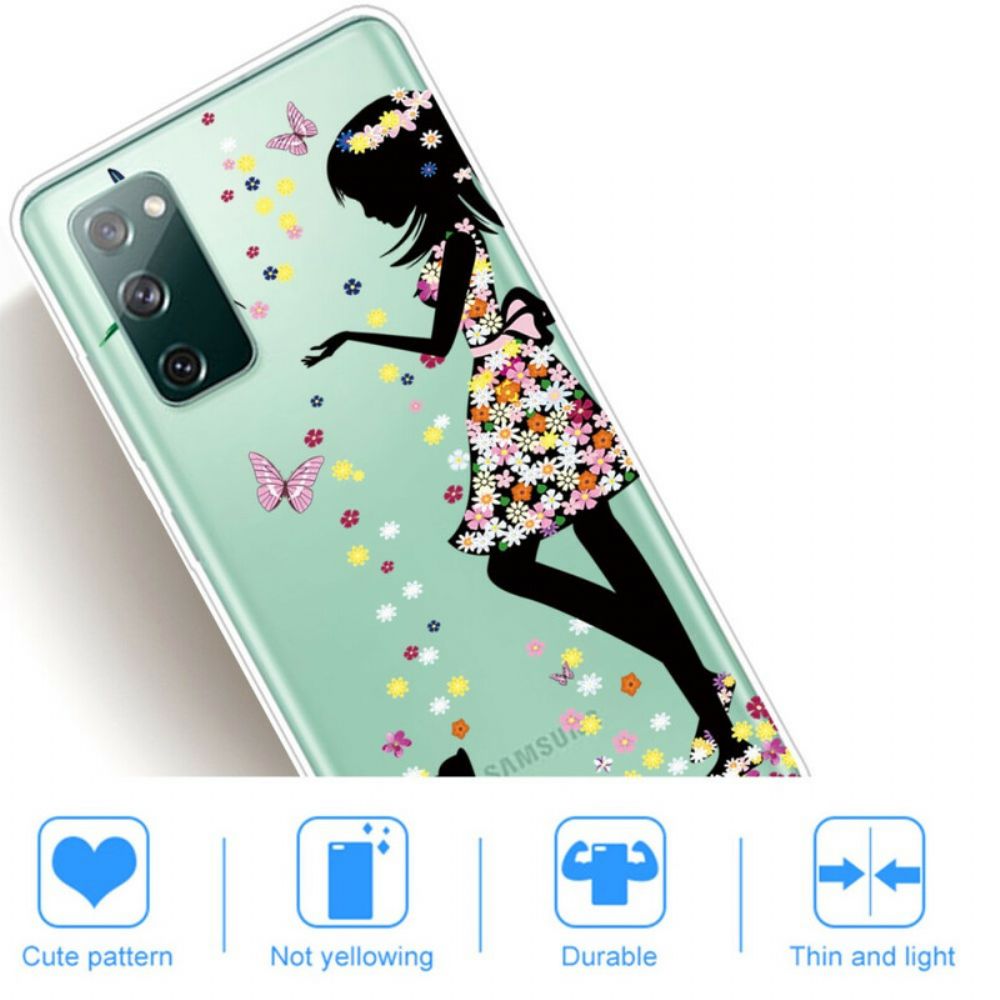 Hoesje voor Samsung Galaxy S20 FE Mooi Bloemhoofd