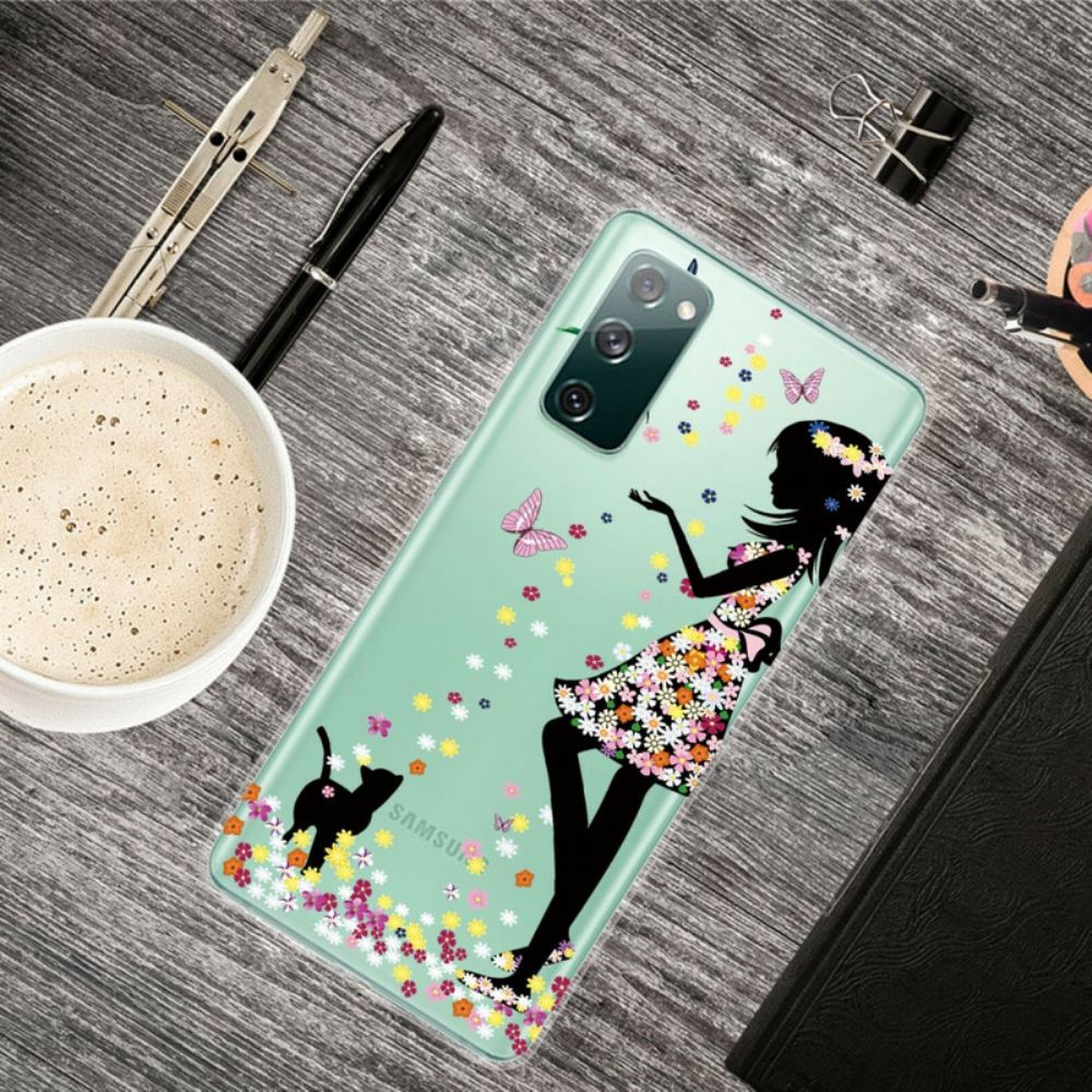 Hoesje voor Samsung Galaxy S20 FE Mooi Bloemhoofd