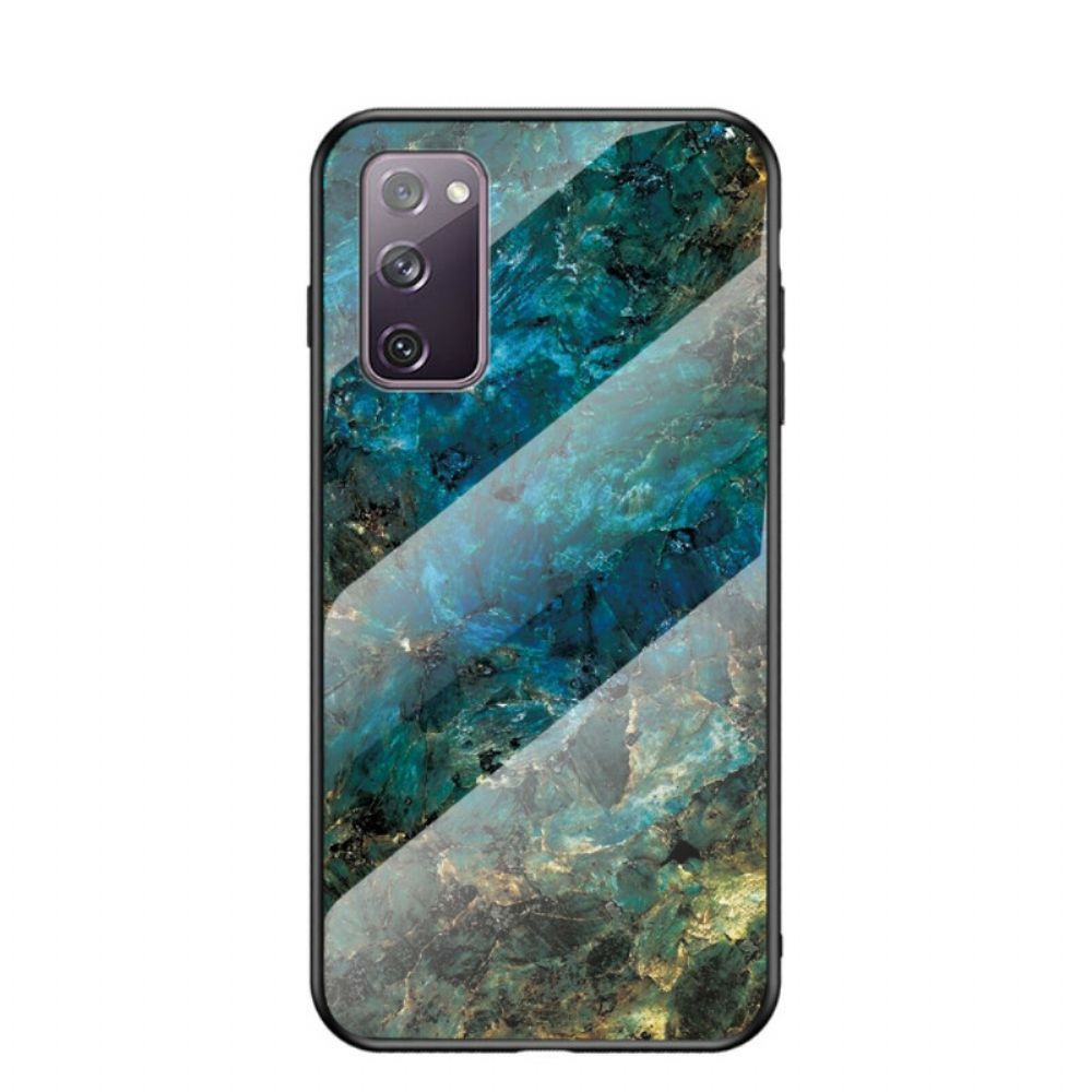 Hoesje voor Samsung Galaxy S20 FE Premium Kleur Gehard Glas