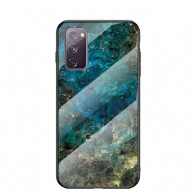 Hoesje voor Samsung Galaxy S20 FE Premium Kleur Gehard Glas