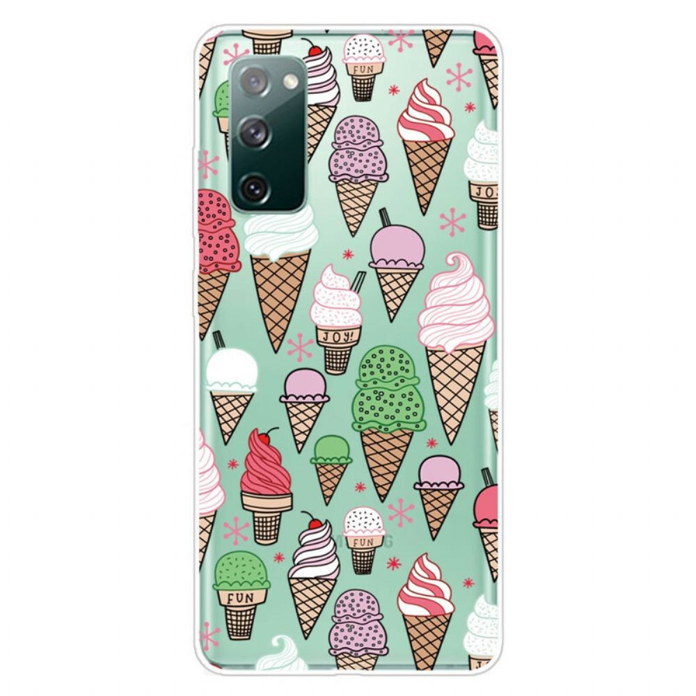 Hoesje voor Samsung Galaxy S20 FE Roomijs