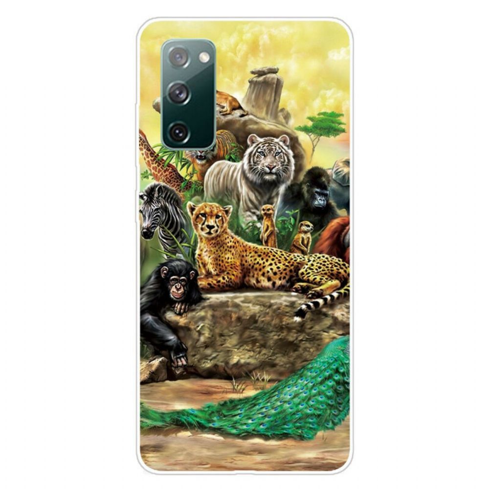 Hoesje voor Samsung Galaxy S20 FE Safaridieren