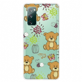 Hoesje voor Samsung Galaxy S20 FE Teddyberen Top