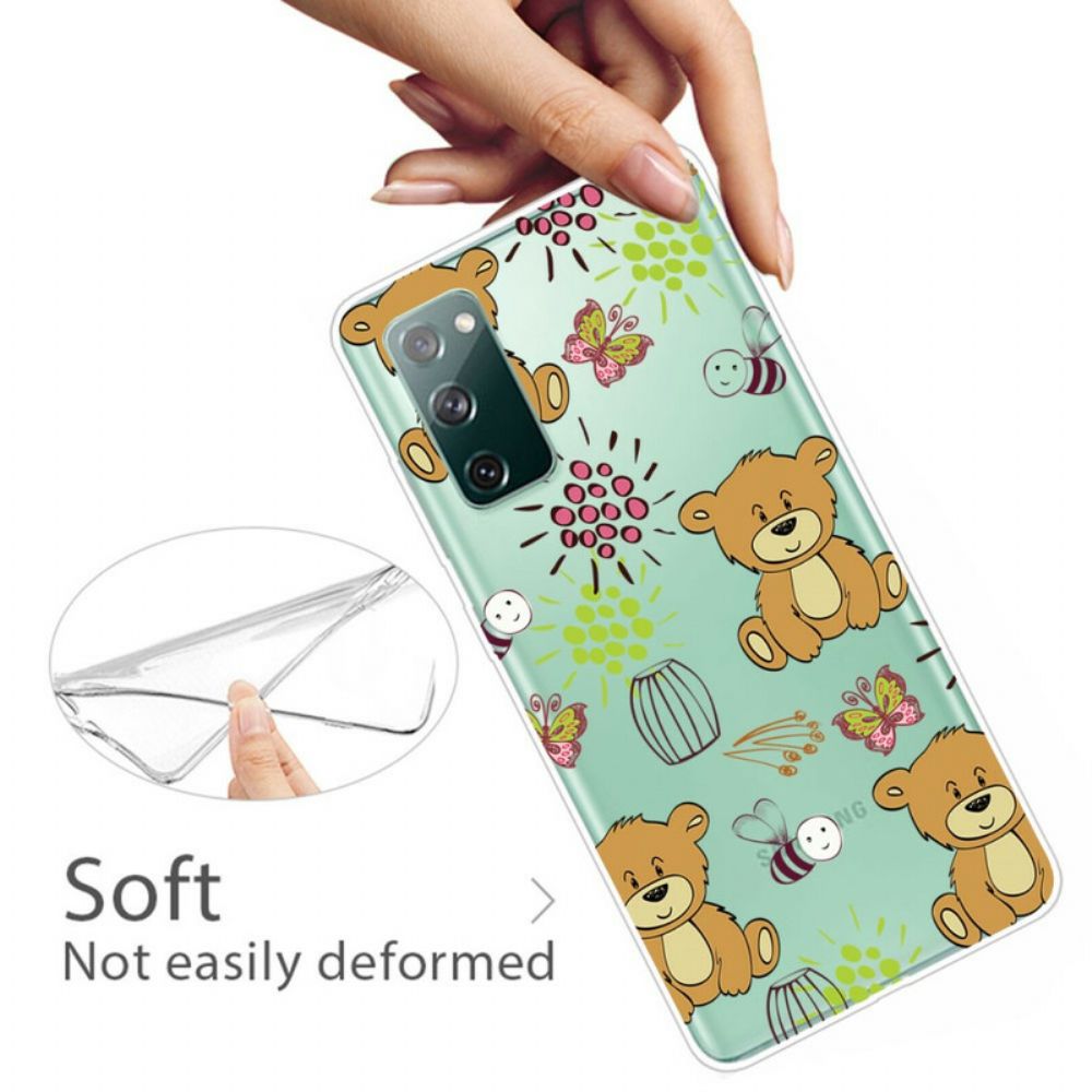 Hoesje voor Samsung Galaxy S20 FE Teddyberen Top