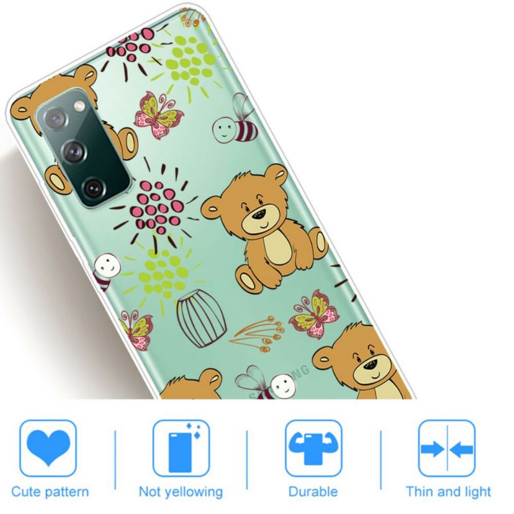 Hoesje voor Samsung Galaxy S20 FE Teddyberen Top