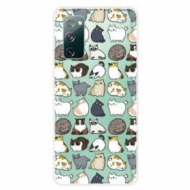 Hoesje voor Samsung Galaxy S20 FE Top Katten