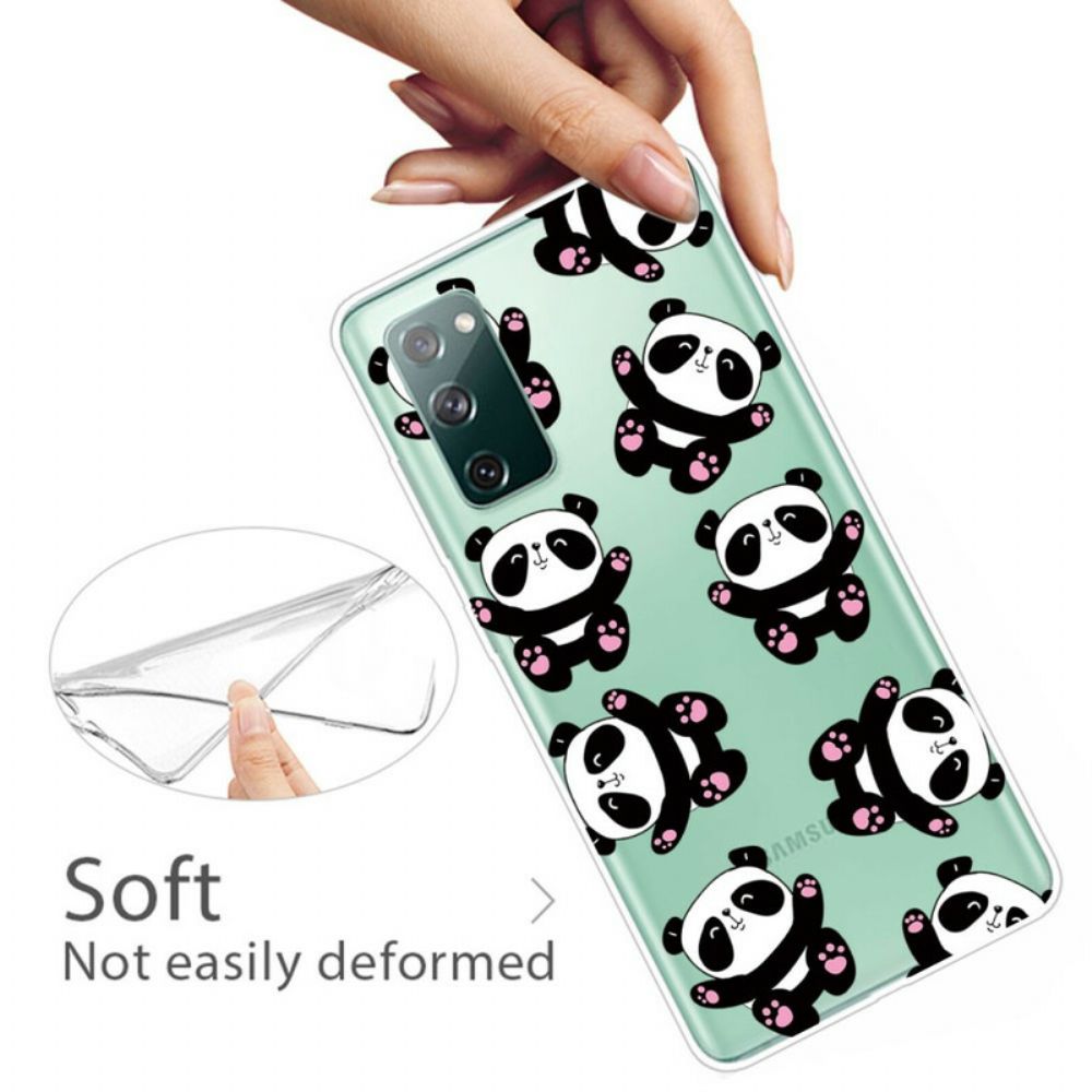 Hoesje voor Samsung Galaxy S20 FE Top Panda's Plezier