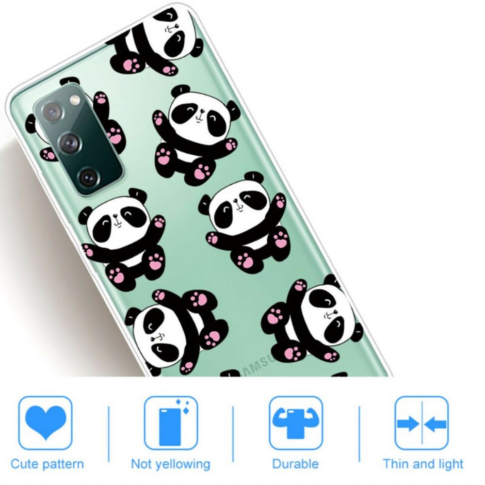 Hoesje voor Samsung Galaxy S20 FE Top Panda's Plezier