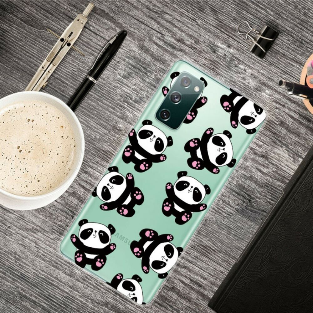 Hoesje voor Samsung Galaxy S20 FE Top Panda's Plezier