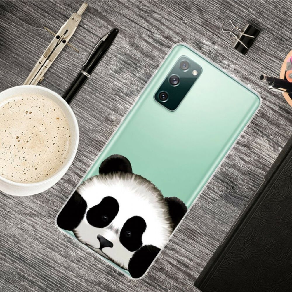 Hoesje voor Samsung Galaxy S20 FE Transparante Panda