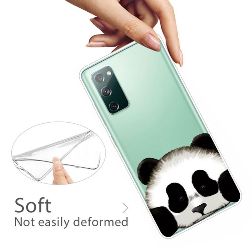 Hoesje voor Samsung Galaxy S20 FE Transparante Panda