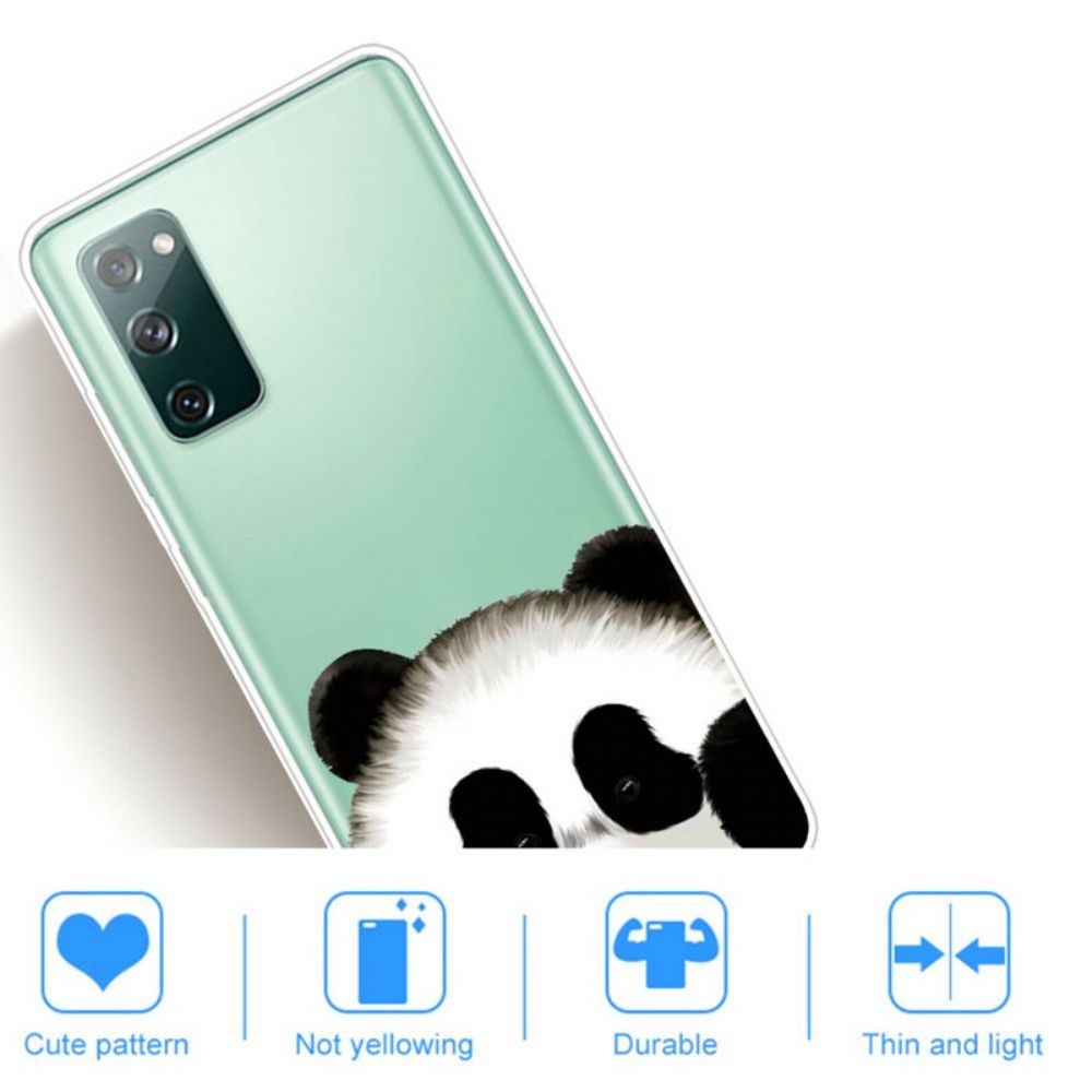 Hoesje voor Samsung Galaxy S20 FE Transparante Panda