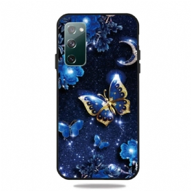 Hoesje voor Samsung Galaxy S20 FE Vlinder 's Nachts