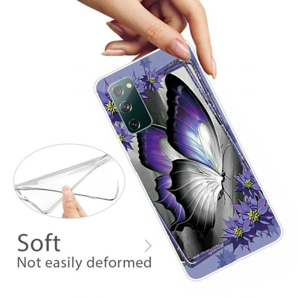 Hoesje voor Samsung Galaxy S20 FE Vlinders Vlinders