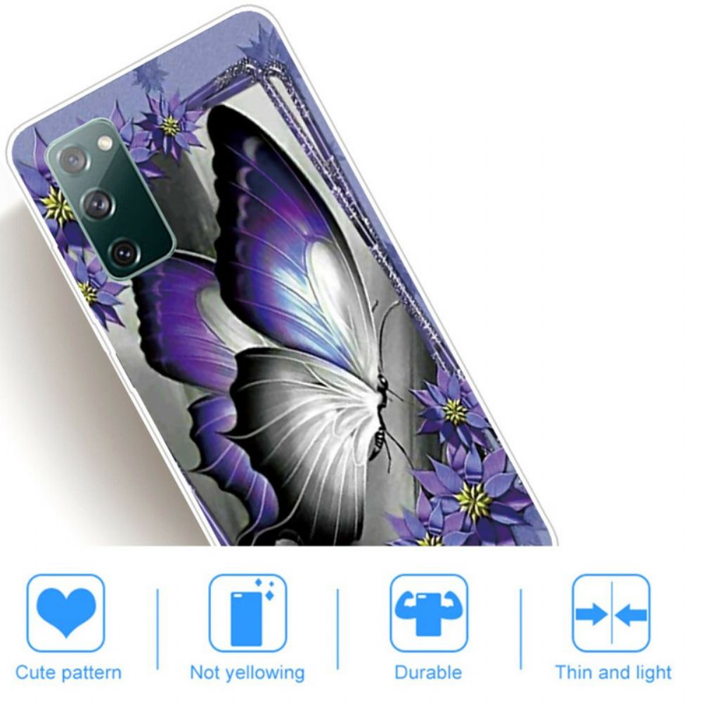 Hoesje voor Samsung Galaxy S20 FE Vlinders Vlinders