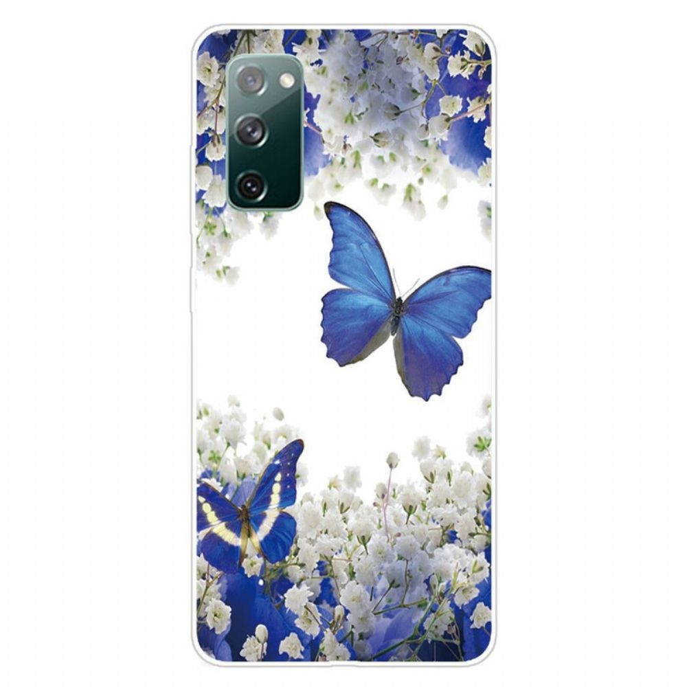 Hoesje voor Samsung Galaxy S20 FE Vlinders Ontwerp