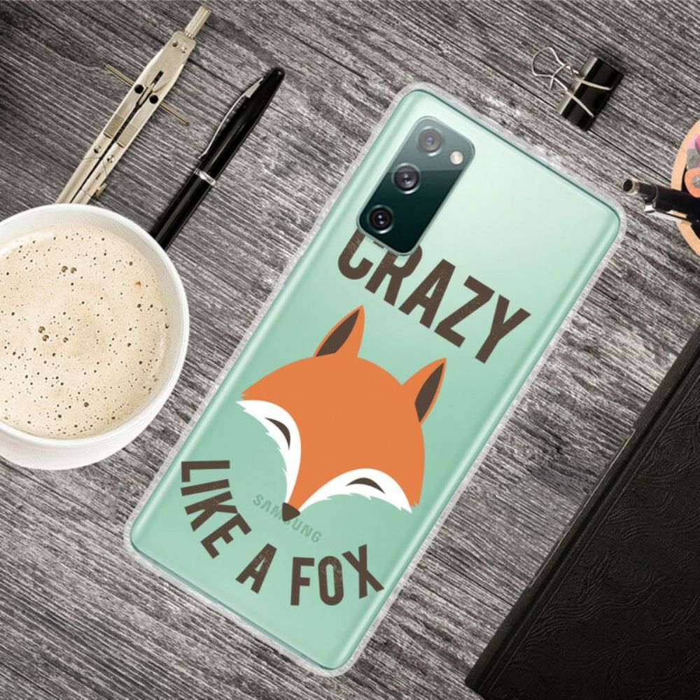 Hoesje voor Samsung Galaxy S20 FE Vos / Gek Als Een Vos