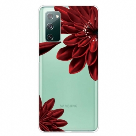 Hoesje voor Samsung Galaxy S20 FE Wilde Bloemen