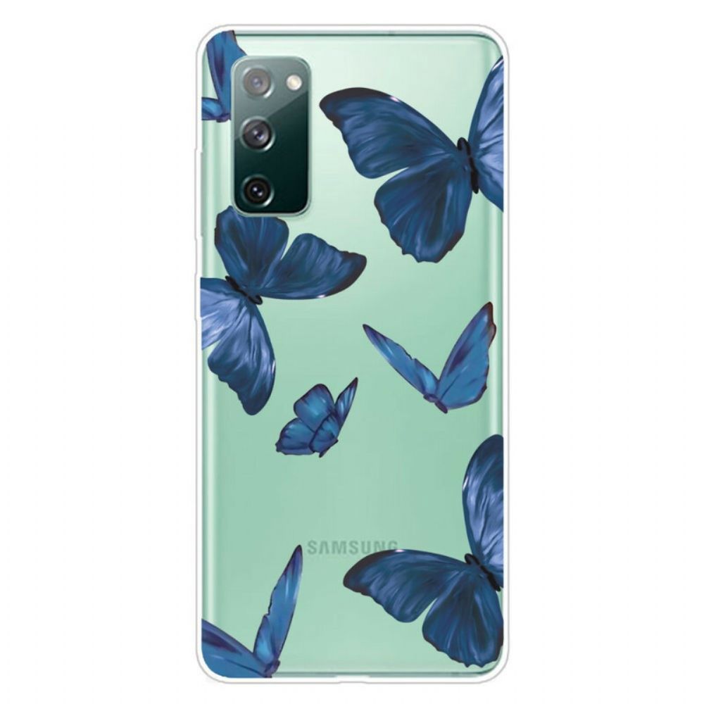 Hoesje voor Samsung Galaxy S20 FE Wilde Vlinders