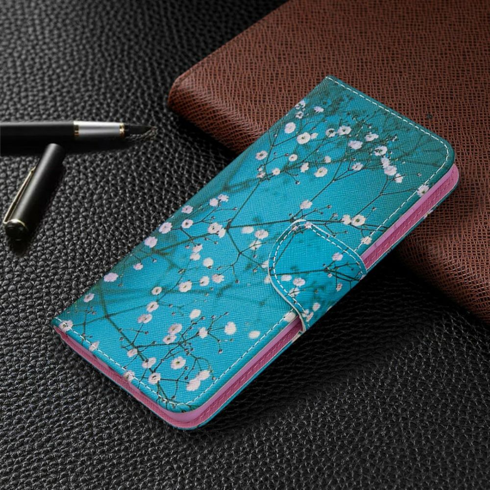 Leren Hoesje voor Samsung Galaxy S20 FE Bloeiende Boom