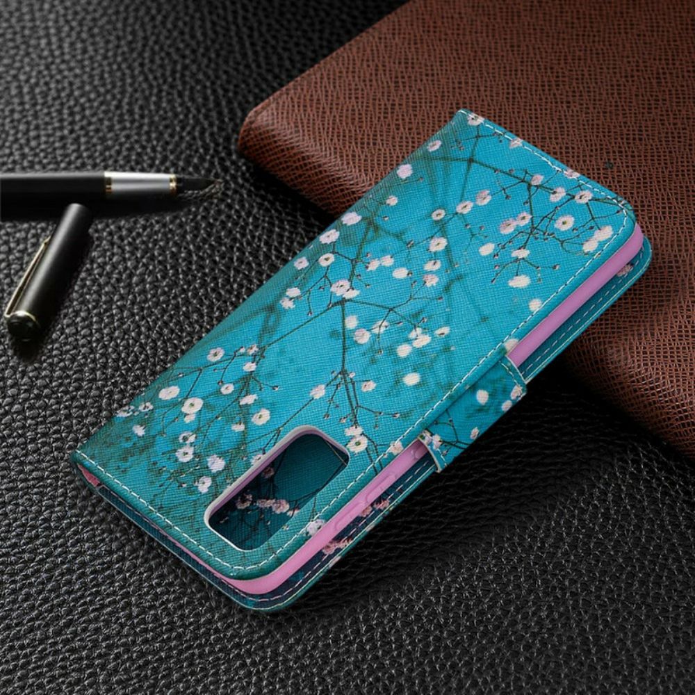 Leren Hoesje voor Samsung Galaxy S20 FE Bloeiende Boom