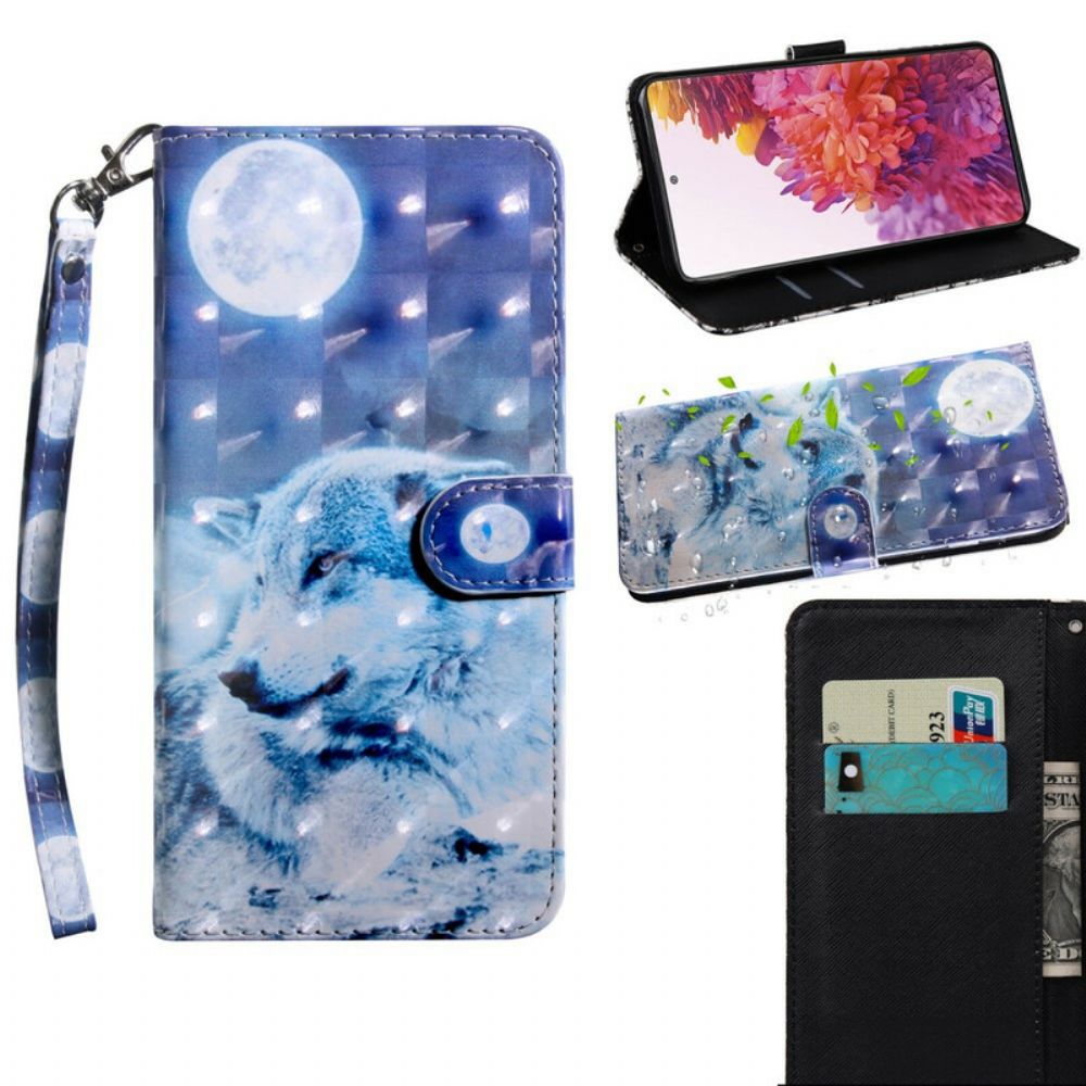 Leren Hoesje voor Samsung Galaxy S20 FE Hector De Wolf