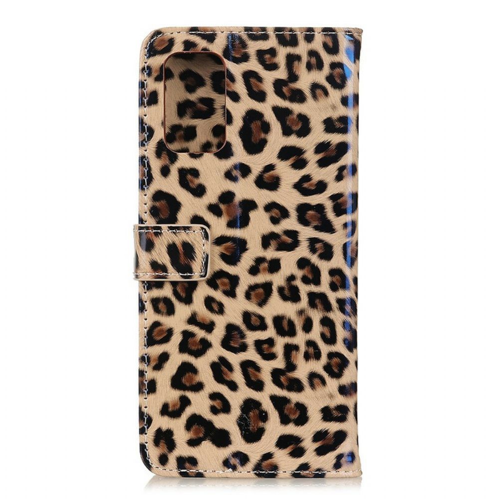 Leren Hoesje voor Samsung Galaxy S20 FE Luipaard