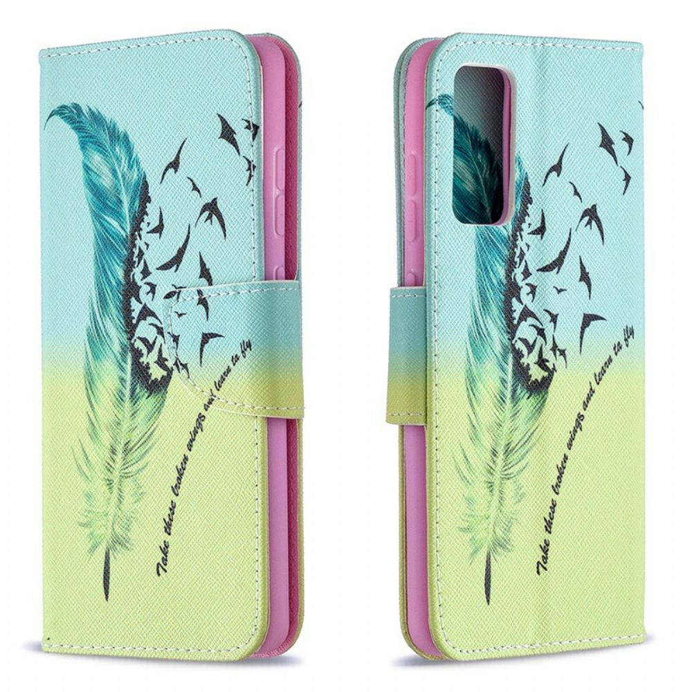 Leren Hoesje voor Samsung Galaxy S20 FE Leren Vliegen