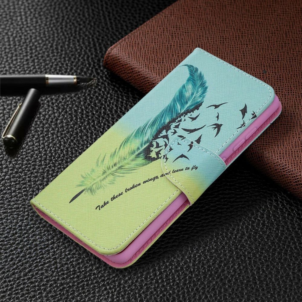 Leren Hoesje voor Samsung Galaxy S20 FE Leren Vliegen