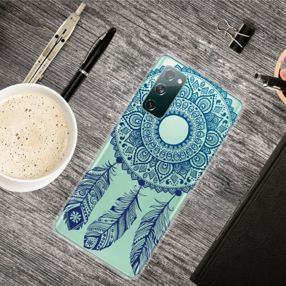 Telefoonhoesje voor Samsung Galaxy S20 FE Enkelvoudige Bloemenmandala