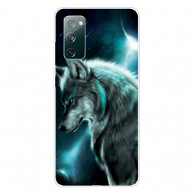 Telefoonhoesje voor Samsung Galaxy S20 FE Koninklijke Wolf