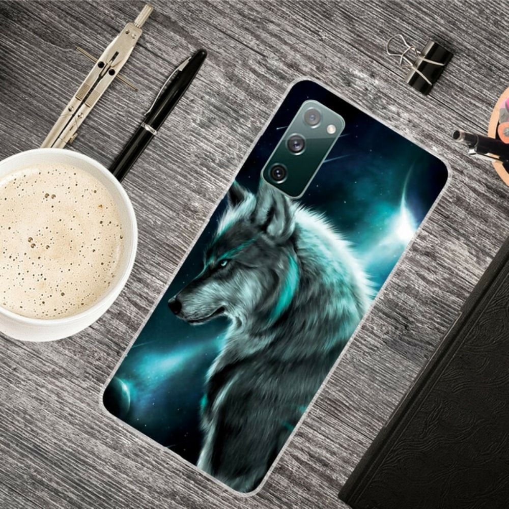 Telefoonhoesje voor Samsung Galaxy S20 FE Koninklijke Wolf