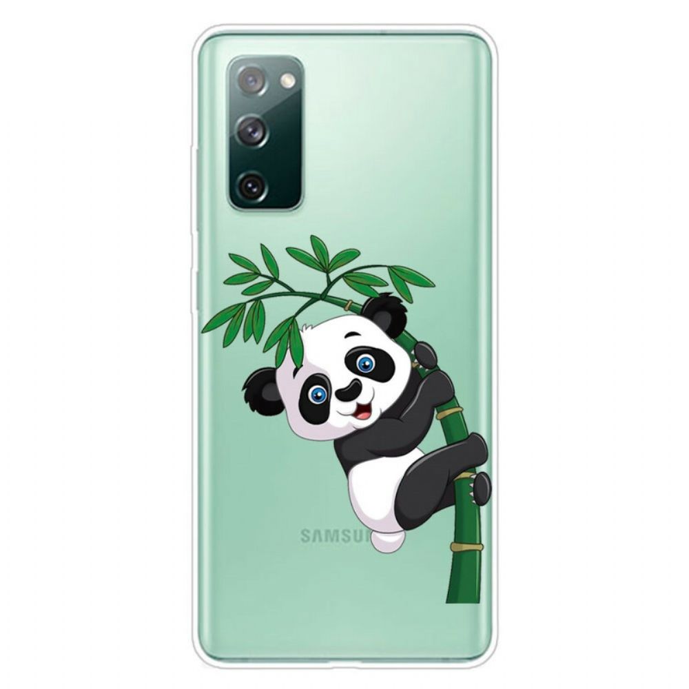 Telefoonhoesje voor Samsung Galaxy S20 FE Naadloze Panda Op Bamboe