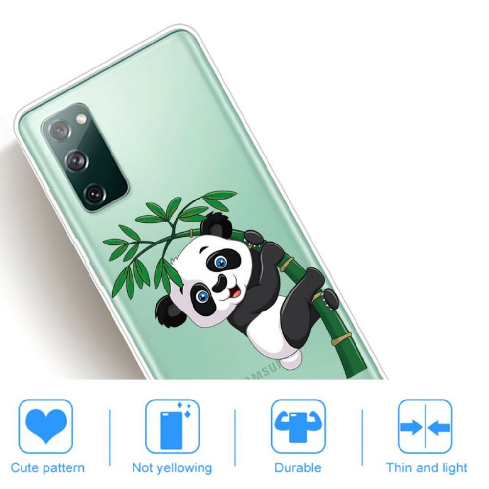 Telefoonhoesje voor Samsung Galaxy S20 FE Naadloze Panda Op Bamboe