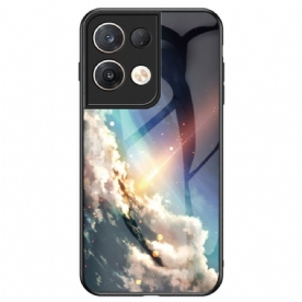 Hoesje voor Oppo Reno 8 Pro Gehard Glaspatroon