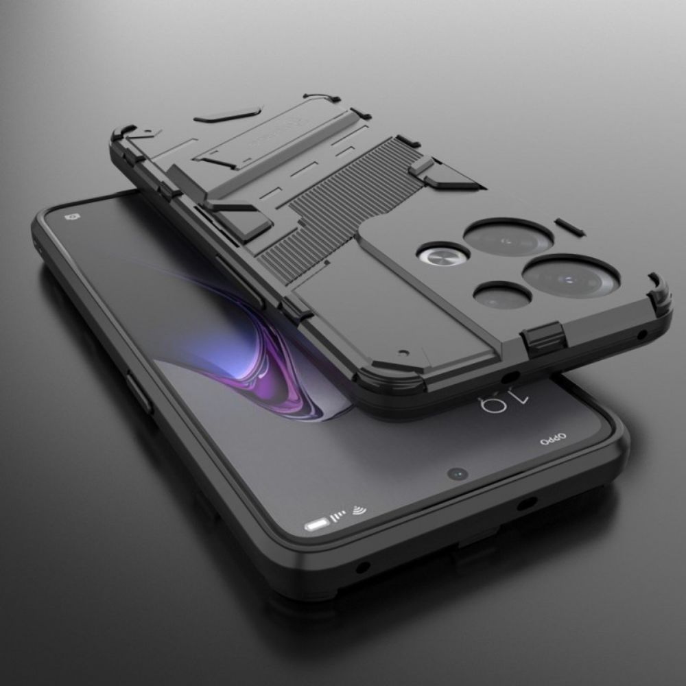 Hoesje voor Oppo Reno 8 Pro Handsfree Uitneembare Standaard Met Twee Standen