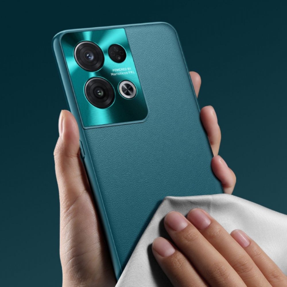 Hoesje voor Oppo Reno 8 Pro Premium Kunstleer