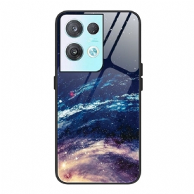 Hoesje voor Oppo Reno 8 Pro Ruimte Gehard Glas