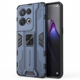 Hoesje voor Oppo Reno 8 Pro Verticale En Horizontale Verwijderbare Beugel